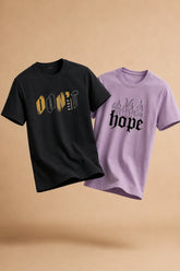 Hope & Don't Regular Fit T-Shirt | 180 GSM | Kapda Kulture