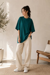 Green Plain Women’s Summer T-Shirt