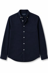 Navy Ease Linen Cotton Shirt for Men | Premium Casual Shirt | Kapda Kulture