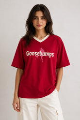 Goosebumps Red Women’s Summer T-Shirt