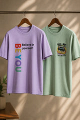 Be You & You+Me Regular Fit T-Shirt | 180 GSM | Kapda Kulture
