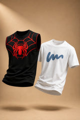 Spider & M Regular Fit T-Shirt | 180 GSM | Kapda Kulture