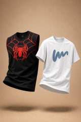 Spider & M Regular Fit T-Shirt | 180 GSM | Kapda Kulture