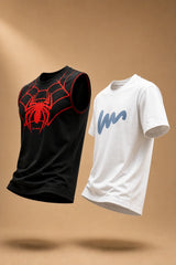 Spider & M Regular Fit T-Shirt | 180 GSM | Kapda Kulture