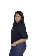 Slow Mornings Club Women Embroidery T-Shirt