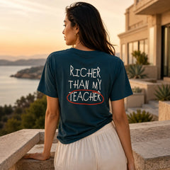School Manifestation Petrol Navy Women’s Summer T-Shirt