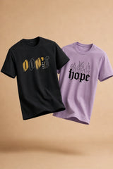 Hope & Don't Regular Fit T-Shirt | 180 GSM | Kapda Kulture