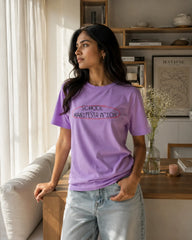 School Manifestation Purple Women’s Summer T-Shirt