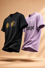 Hope & Don't Regular Fit T-Shirt | 180 GSM | Kapda Kulture