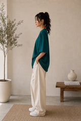 Green Plain Women’s Summer T-Shirt