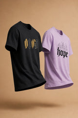 Hope & Don't Regular Fit T-Shirt | 180 GSM | Kapda Kulture
