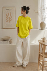 Yellow Plain Women’s Summer T-Shirt