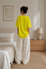 Yellow Plain Women’s Summer T-Shirt