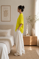 Yellow Plain Women’s Summer T-Shirt