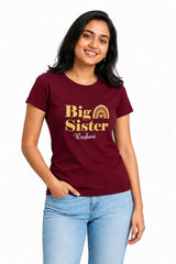 Personalized Big Sister Little Brother Matching T-Shirt for Men & Women