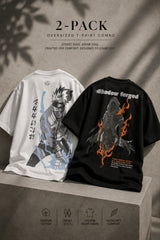 Kakashi x Shadow Forged Oversized T-Shirt Combo