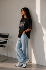 Tack it Easy Oversized T-Shirt For Women