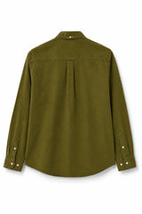 Olive Green Linen Shirt for Men | Premium Casual Shirt | Kapda Kulture