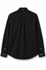 Black Plain Linen Cotton Shirt for Men | Premium Casual Shirt | Kapda Kulture