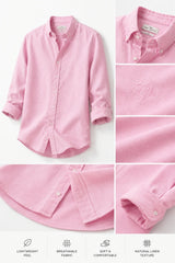 Rose Calm Linen Cotton Shirt for Men | Premium Casual Shirt | Kapda Kulture