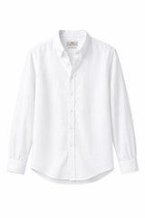 White Calm Linen Cotton Shirt for Men | Premium Casual Shirt | Kapda Kulture