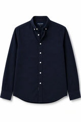 Navy Ease Linen Cotton Shirt for Men | Premium Casual Shirt | Kapda Kulture
