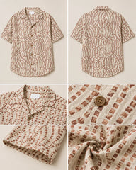 Desert Drift Linen Cotton Shirt for Men | Premium Casual Shirt | Kapda Kulture