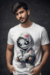 Men’s Printed Short Sleeve T-Shirt – Premium Cotton Streetwear