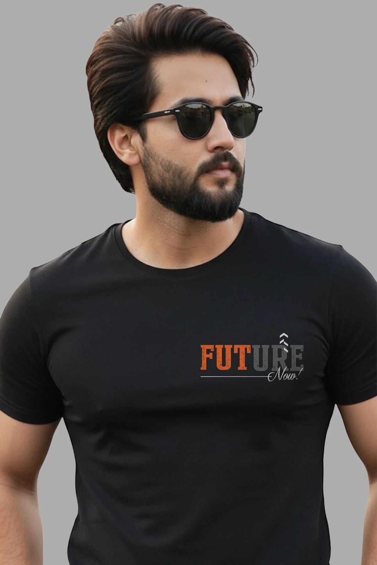 Fature Man Black T-Shirt