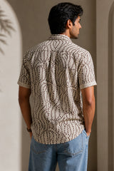 Sahara Drift Linen Cotton Shirt for Men | Premium Casual Shirt | Kapda Kulture