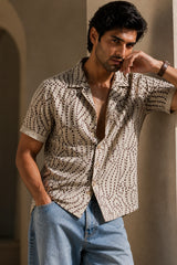 Sahara Drift Linen Cotton Shirt for Men | Premium Casual Shirt | Kapda Kulture