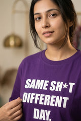 Same Shet Different Day Classic Purple Women’s Summer T-Shirt