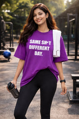 Same Shet Different Day Royal Purple Women’s Summer T-Shirt