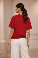 Same Shet Different Day Red Women’s Summer T-Shirt