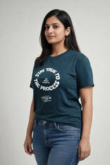 Stay True Petrol Green Women’s Summer T-Shirt