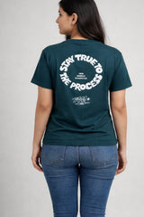Stay True Petrol Green Women’s Summer T-Shirt