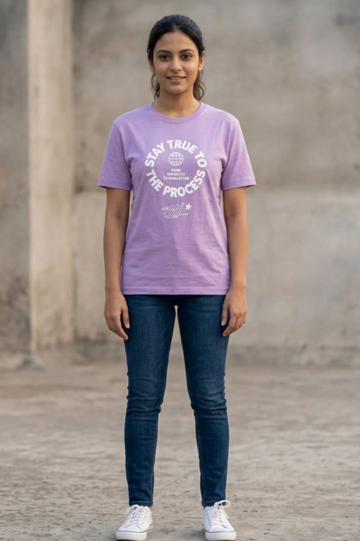 Stay True Lilac Purple Women’s Summer T-Shirt