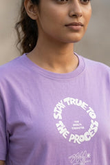 Stay True Lilac Purple Women’s Summer T-Shirt