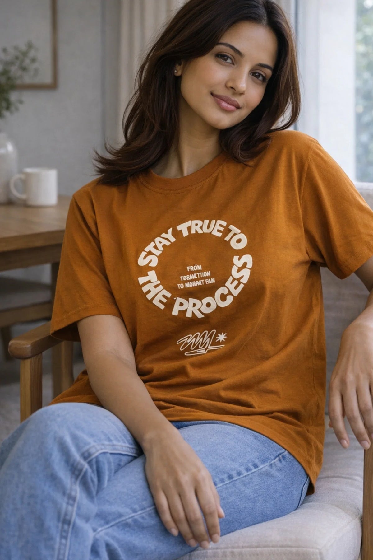 Stay True Burnt Orange Women’s Summer T-Shirt