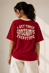 Goosebumps Red Women’s Summer T-Shirt