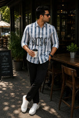 Tokyo Streetwear Linen Cotton Shirt for Men | Premium Casual Shirt | Kapda Kulture